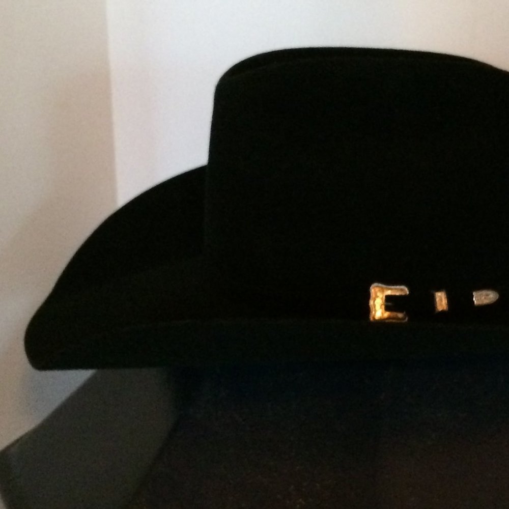 Resistol 20X Black Gold 25th. Anniversary Commemorative Cowboy Hat.